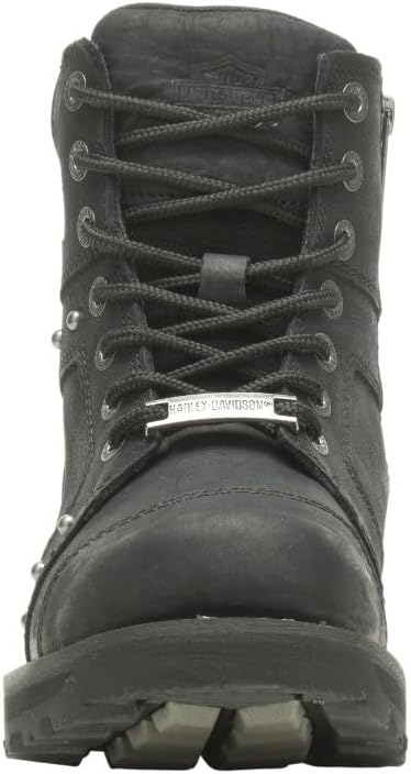 HARLEY-DAVIDSON FOOTWEAR Damen Oakleigh Motorradstiefel 35.5 EU Schwarz, 35.5 EU Schwarz