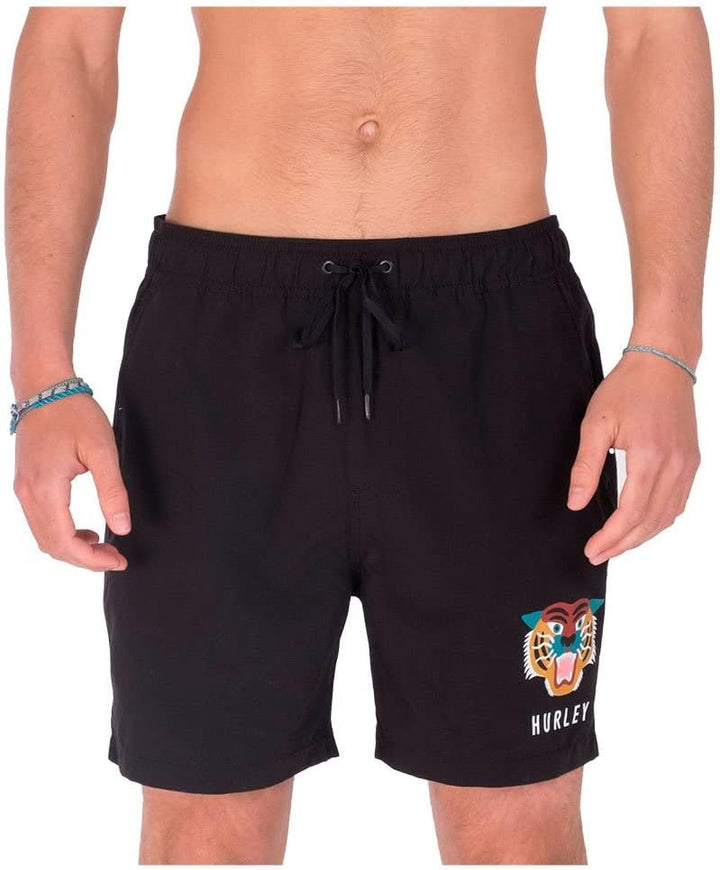 Hurley Herren M Bengal Volley Board-Shorts M Schwarz, M Schwarz