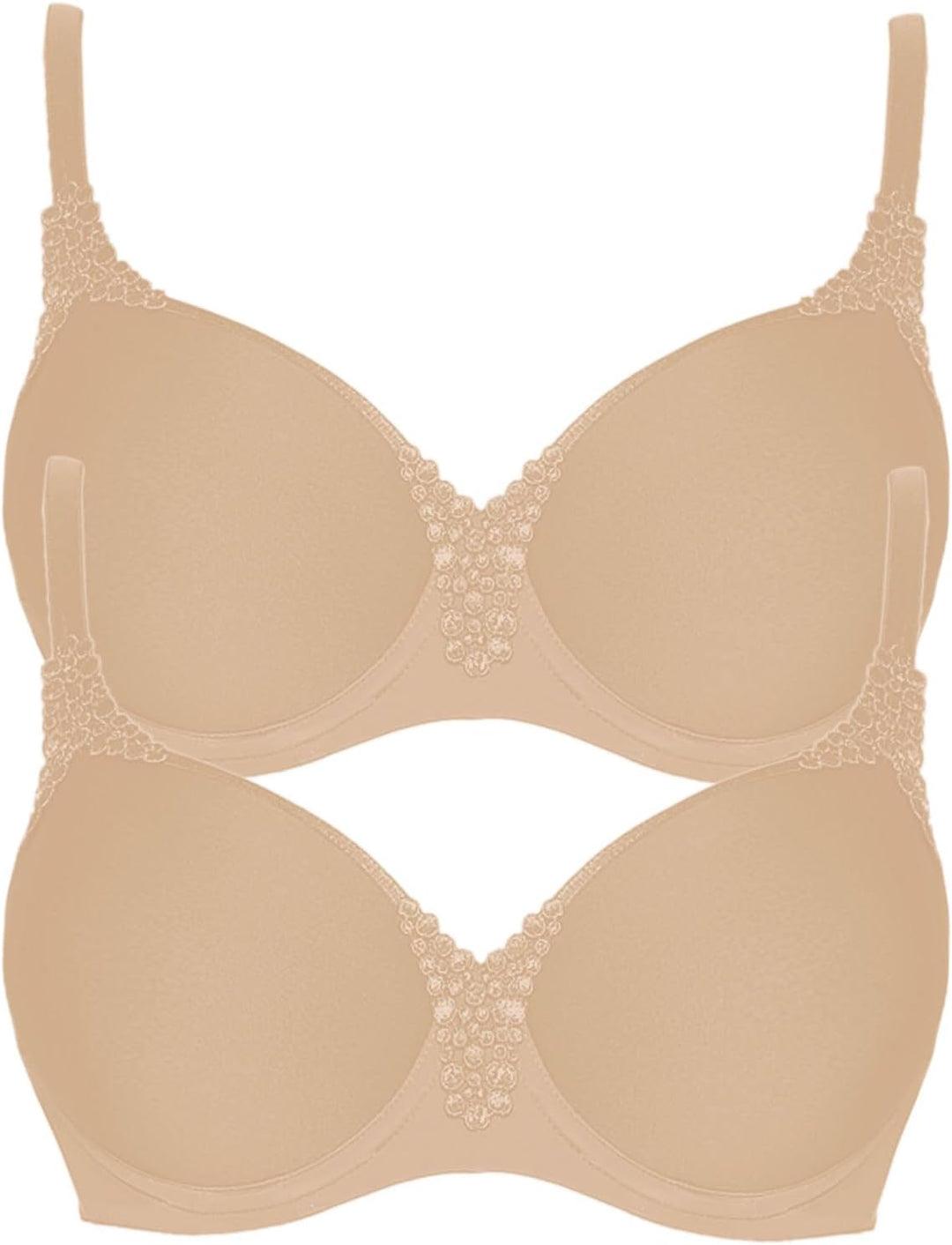 VIANIA! 2er Pack Spacer Bügel BH Carola 151414 70D Nude, 70D Nude
