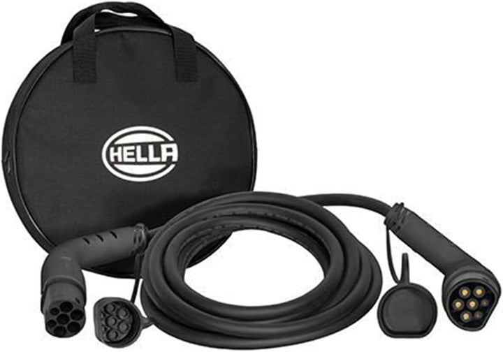 HELLA 8KE 358 255-001 Typ 2 Ladekabel 3.7KW für EV Elektroautos und Plug-in Hybrid - 1phasig - 16A -