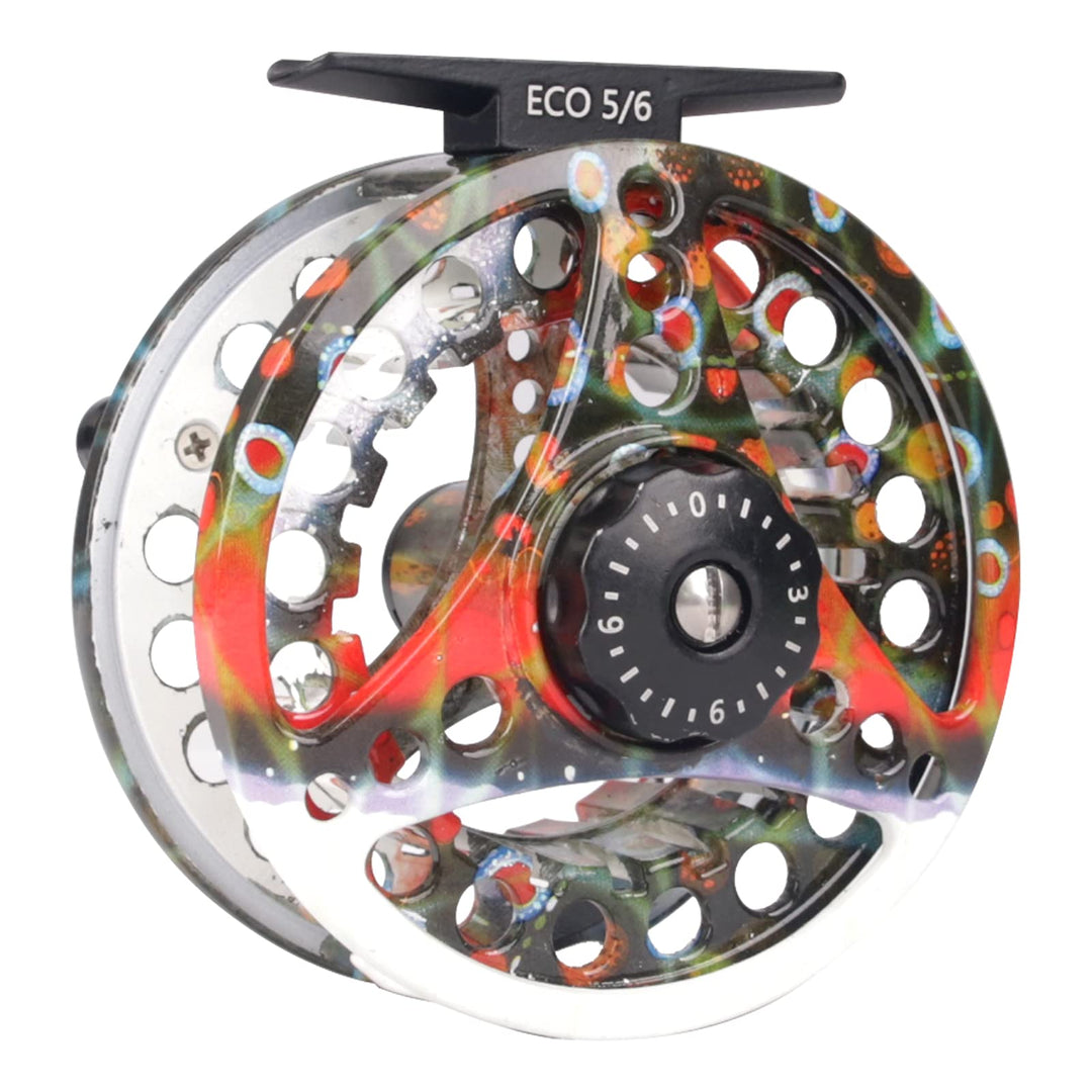 MAXIMUMCATCH ECO Serie Fliegenrolle grosser Spulenkern mit Druckguss-Aluminum-Körper Fliegenfischen