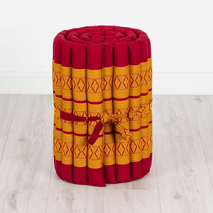 livasia Rollmatte Rollmatratze S schmal - 200x50x4,5cm - Gästebett Gästematratze 1 Person mit Muster