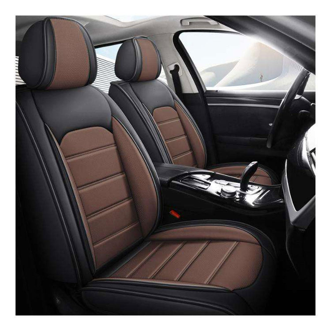 Sitzbezüge Auto 5 Stück für Kia Sorento Sitzbezug Auto Set Leder Vordersitze Schonbezug Autositze Rü