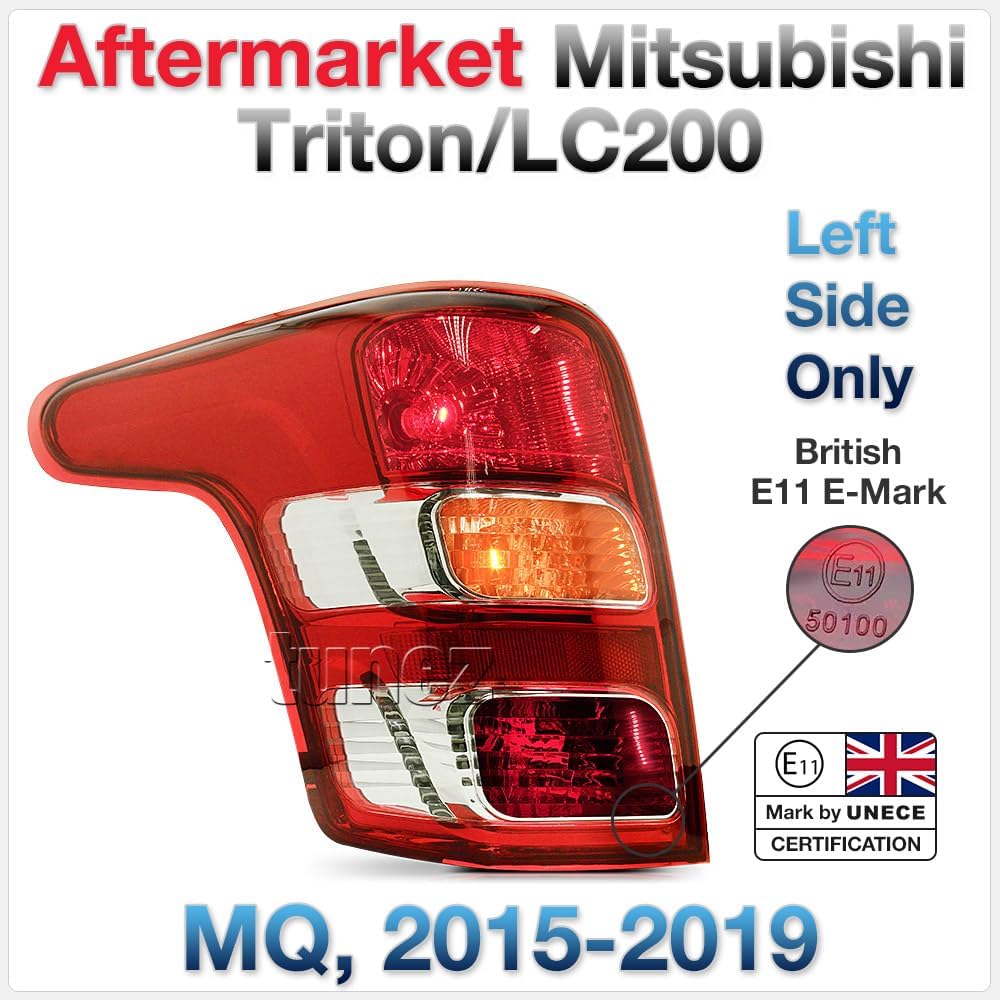 tunez® Rücklicht Lampe kompatibel mit Mitsubishi L200 / Triton MQ Chassis Jahr 2015-2019 Barbarian W