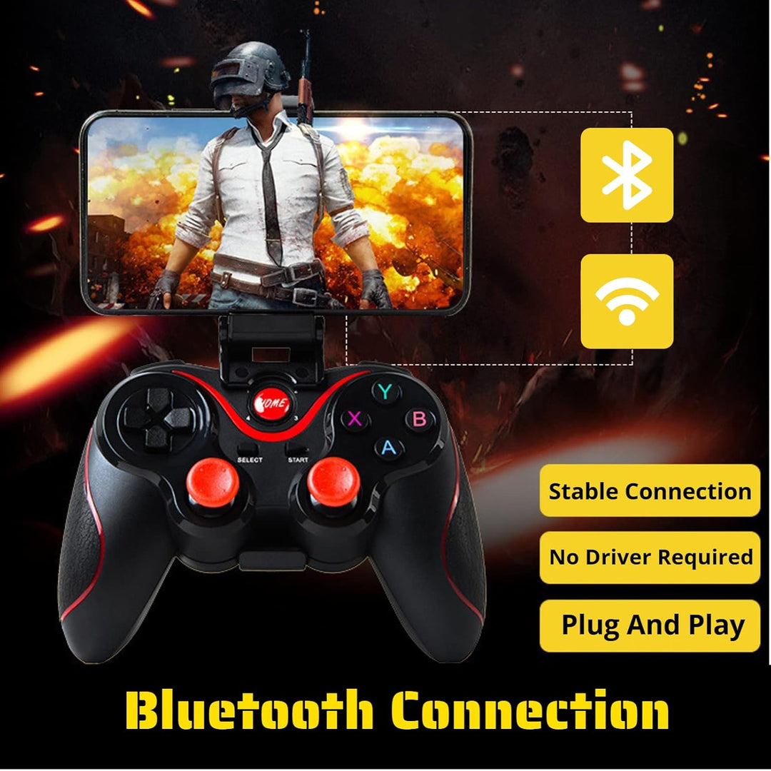 Cuifati Kabelloser Gaming-Controller, Unterstützt Bluetooth, Kabelgebundenen und Kabellosen Modus, R