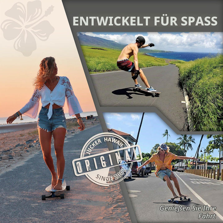 JUCKER HAWAII Longboards | Qualität vom Longboard Profi | Longboard HOKU in verschiedenen Designs |