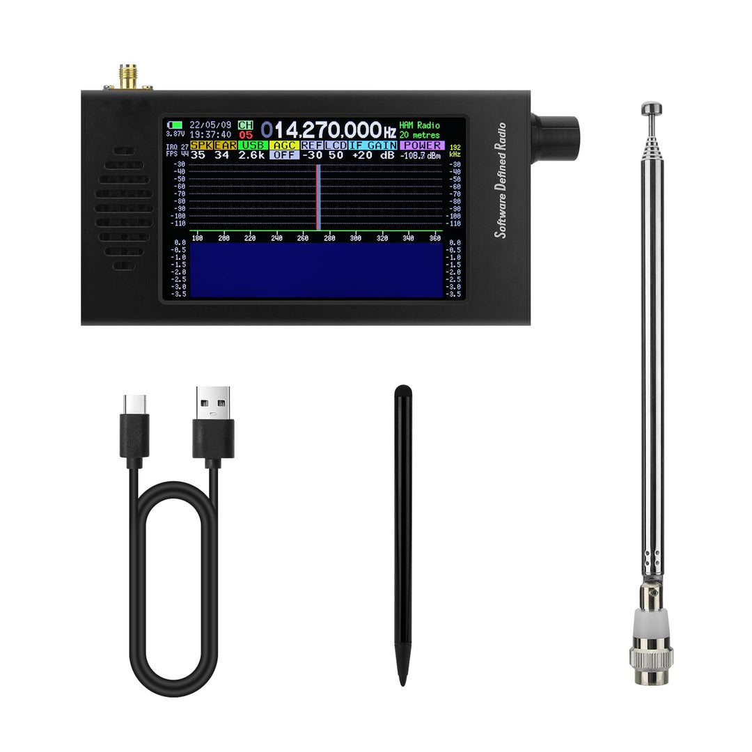 HamGeek DSP SDR Radio Empfänger 100KHz zu 149MHz DSP Digital Demodulation CW/AM/SSB/FM/WFM Tragbarer