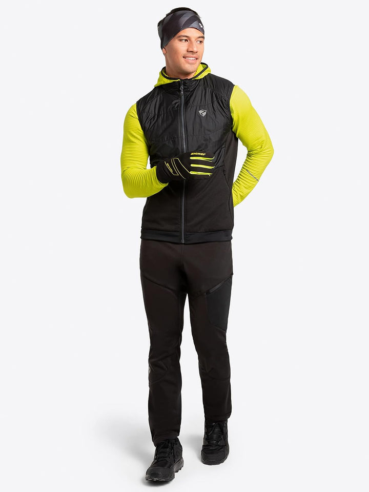 Ziener Herren Nauri Funktions- / Hybrid-Weste, Bergsport | wattiert, winddicht, Primaloft (1er Pack)