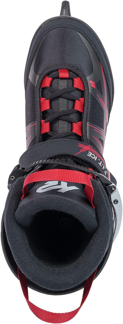 K2 Skate Herren F.i.t Ice Schlittschuhe EU: 41.5 (UK: 7.5 / US: 8.5) black - red, EU: 41.5 (UK: 7.5