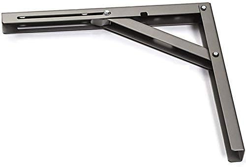 2 Stück SO-TECH® Klappkonsole Profi-Nr.1 L200 Länge: 200 mm/Höhe 160 mm Edelstahloptik matt (satin)