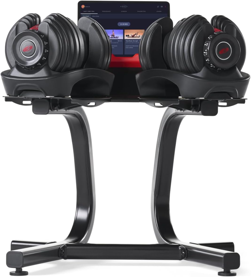 Bowflex Hantelständer mit Media Rack EU