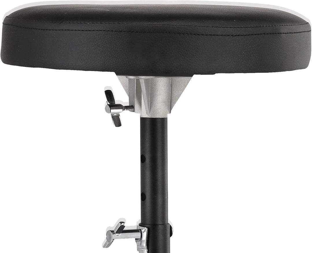 GEWA Schlagzeughocker rund DT-90 schwarz, höhenverstellbar, einstrebig runder Sitz, einstrebig - ***