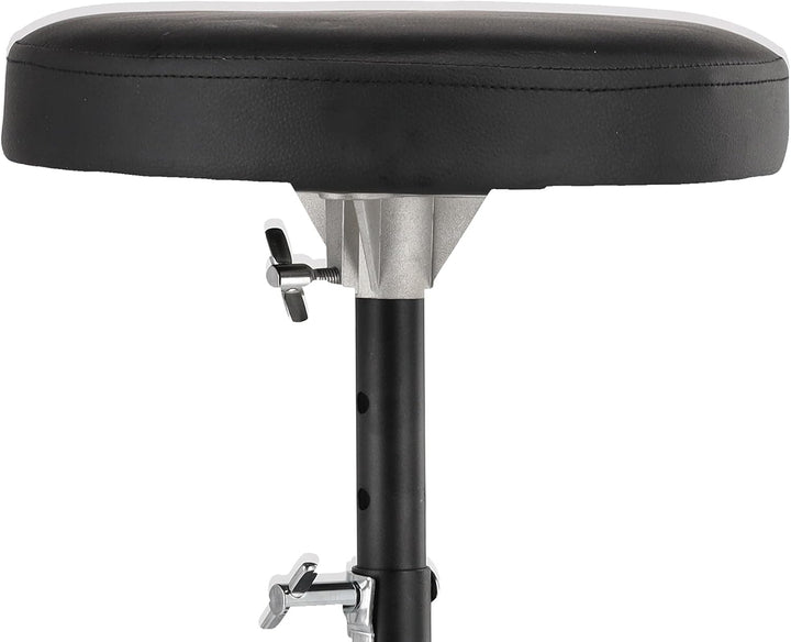 GEWA Schlagzeughocker rund DT-90 schwarz, höhenverstellbar, einstrebig runder Sitz, einstrebig - ***