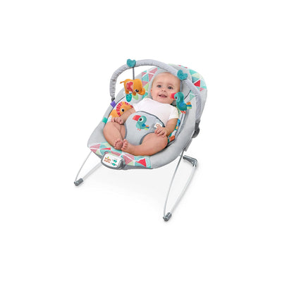 Bright Starts vibrierende Babywippe, Toucan Tango mit 7 Melodien, automatischer Abschaltfunktion, 3
