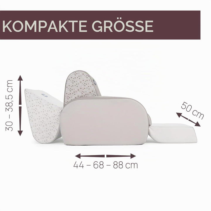Chicco Kindersessel Twist, Kindersessel ab 1 Jahr , umbaubar in Liege und Sofa, Mit 3 Konfiguratione
