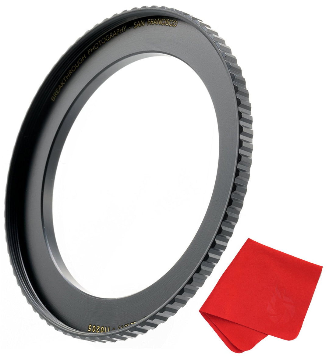 Breakthrough Photography Step-Up Objektiv-Adapterring für Filter, 55 mm auf 82 mm, aus CNC-gefrästem