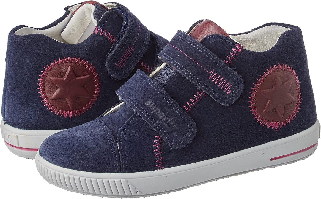 Superfit MOPPY 600358 Baby Mädchen Lauflernschuhe 24 EU Blau Rot 8020, 24 EU Blau Rot 8020