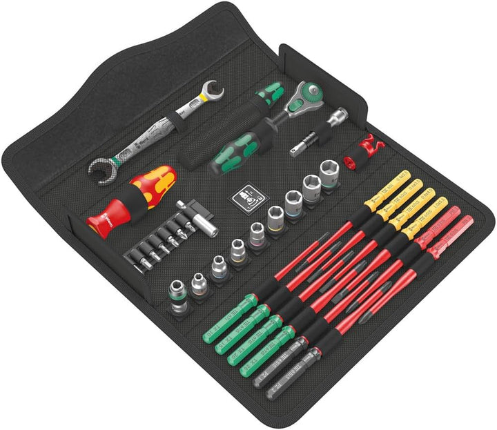 Wera - 05135870001 - Werkzeug Satz, Kraftform Kompakt W 2 Wartung, 35-teilig, Kraftform Kompakt