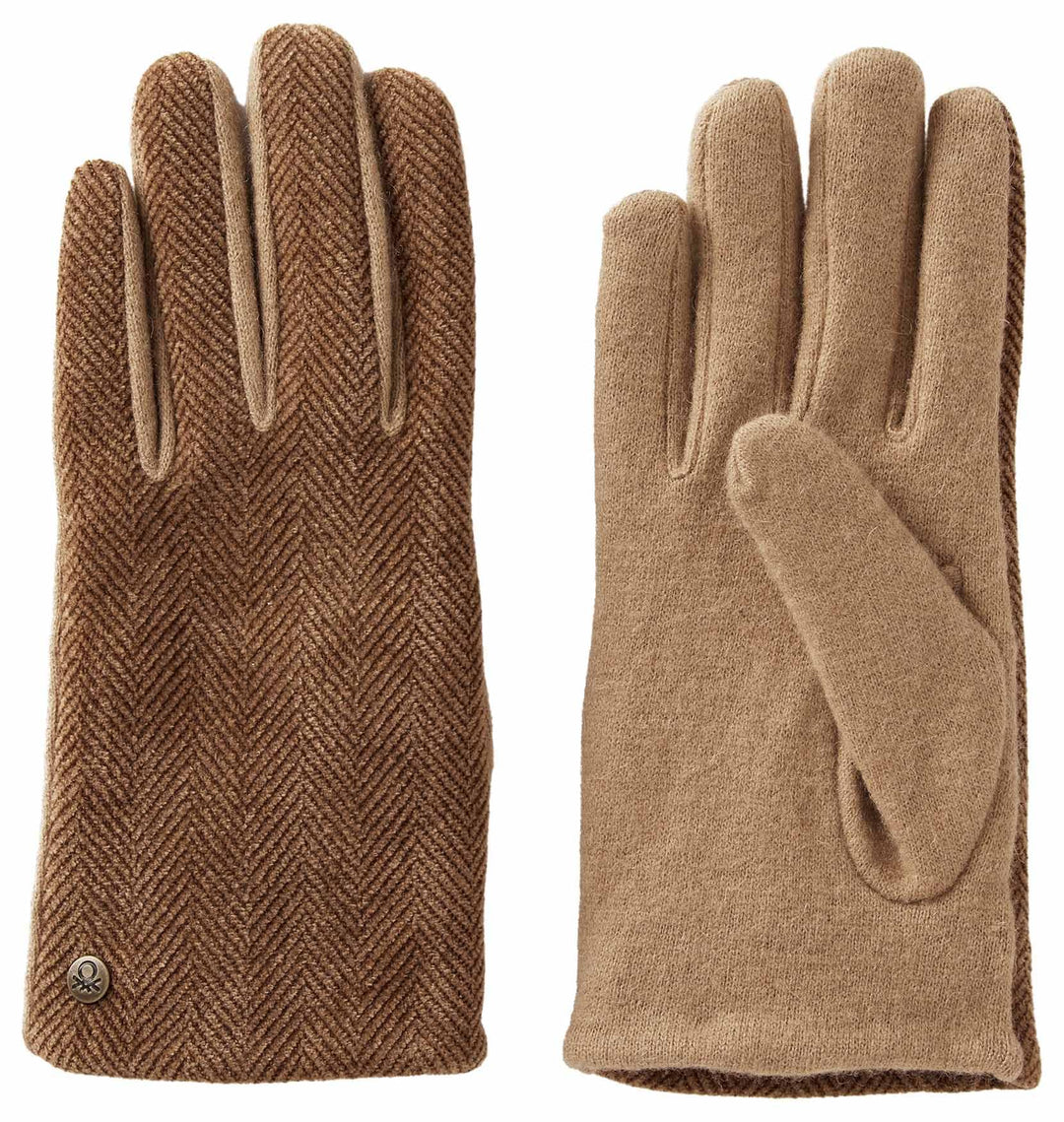 United Colors of Benetton Damen Handschuhe und Fäustlinge 54 braun, 54 braun