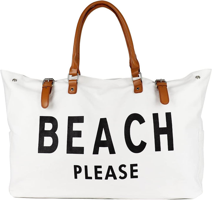 Lamyba Strandtasche für Damen, XXL Familien-Schwimmtasche, wasserdicht und sanddicht, stilvoll, geei