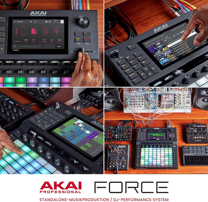 Akai Professional FORCE – Standalone-Musikproduktion, MIDI-Sequencer und DJ-System mit Synth-Engines