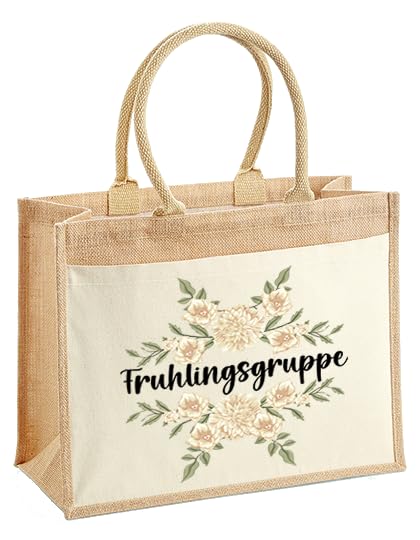 LIEBTASTISCH - Nachhaltige Jutetasche - Personalisierte Tasche mit Wunschtext - Geschenk - Einkaufst