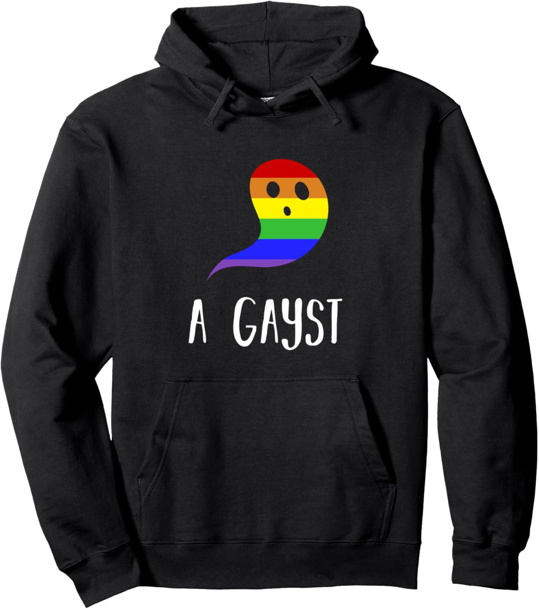 A Gayst Regenbogen Geist LGBT Halloween Gay Pride Pullover Hoodie