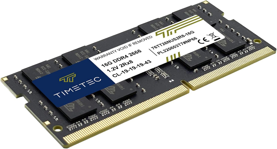 Timetec Hynix IC 32 GB KIT (2 x 16 GB) DDR4 2666 MHz PC4-21300 Unbuffered Non-ECC 1,2 V CL19 2Rx8 Du