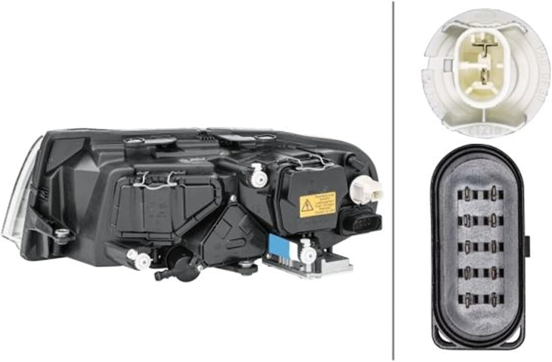 HELLA 1EL 246 042-441 Bi-Xenon/DE/FF/Halogen-Hauptscheinwerfer - rechts - für u.a. Skoda Superb I (3