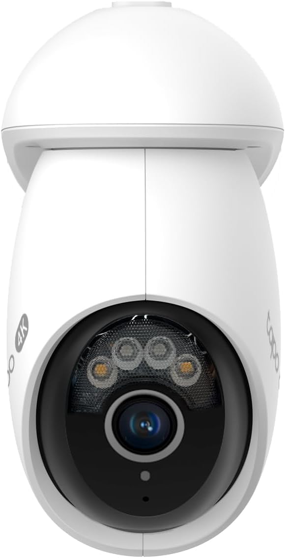 Tapo C560WS 4K 360° WLAN-Überwachungskamera für aussen, Wi-Fi 6 Dual-Band, Farbnachtsicht, kostenfre