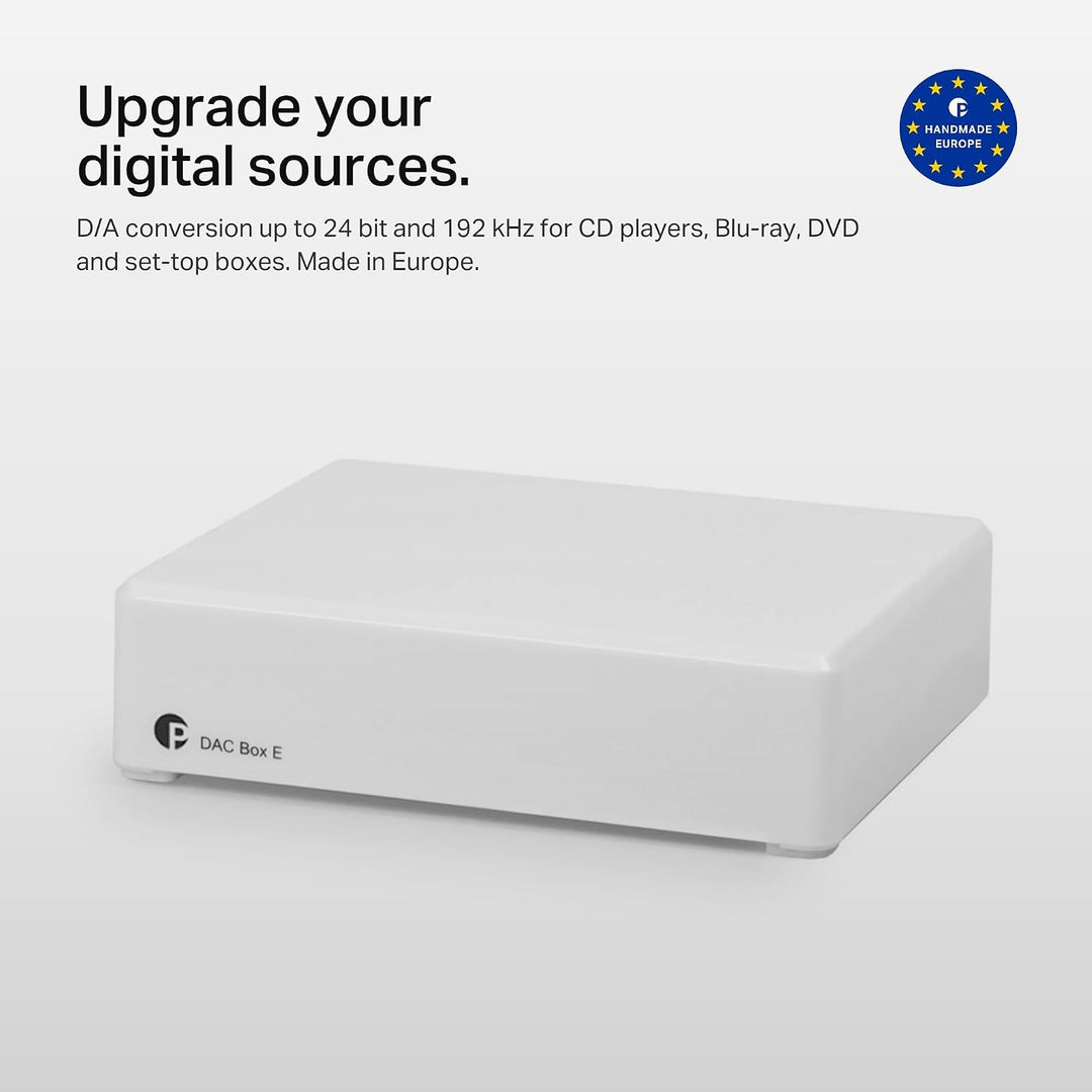 Pro-Ject DAC Box, E Digital/Analog Wandler, Weiss Weiss, Weiss