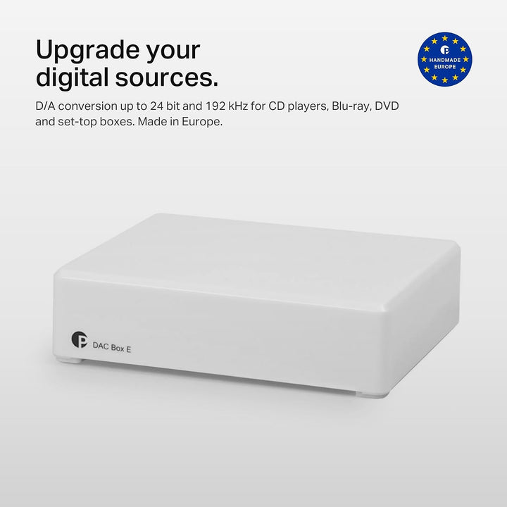 Pro-Ject DAC Box, E Digital/Analog Wandler, Weiss Weiss, Weiss