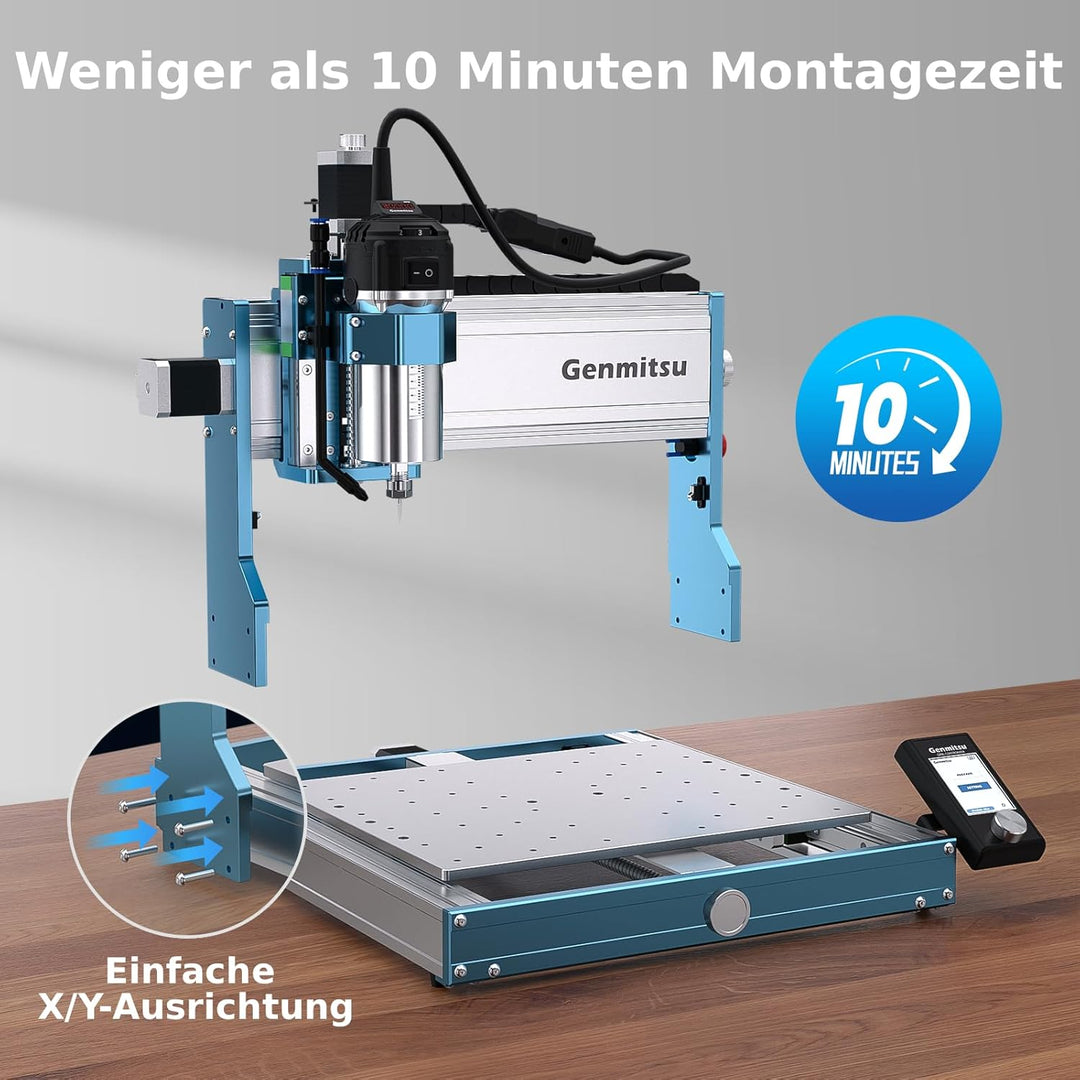 Genmitsu 3030-PROVer MAX CNC-Fräsmaschine mit Linearführung und Kugelgewindetrieb, erreicht ± 0,05 m