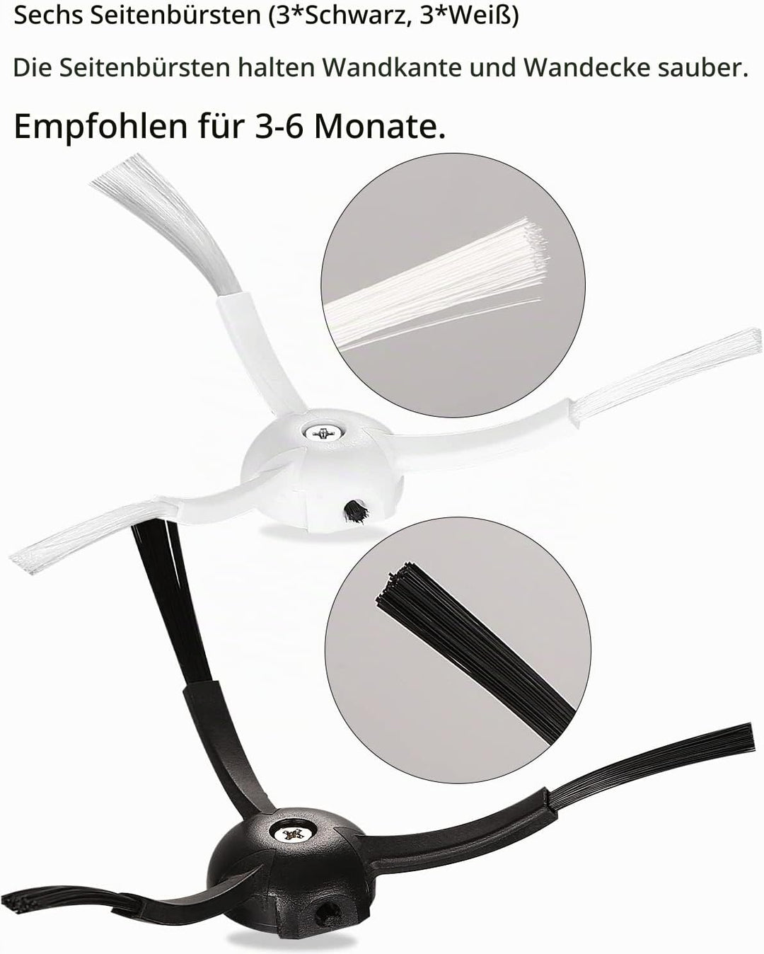 Zubehör für Xiaomi Saugroboter 24 tlg Zubehör für Xiaomi Roborock S5 S50 S51 S55 S5 max S6 Pure S6 m