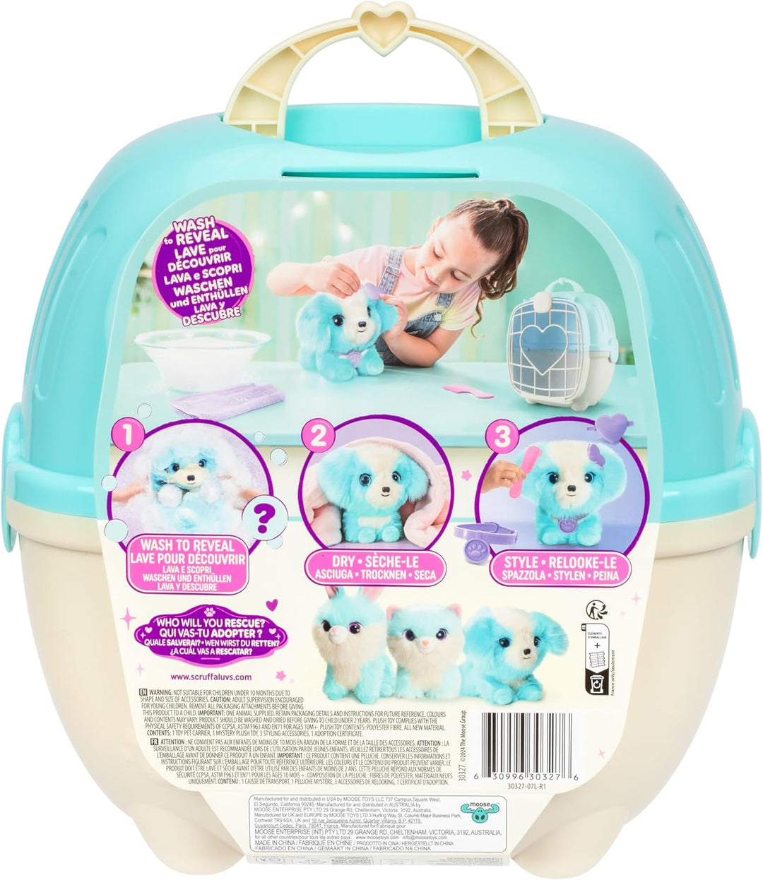 Scruff a Luvs - Pet Einzelpack - BLAU, Blau