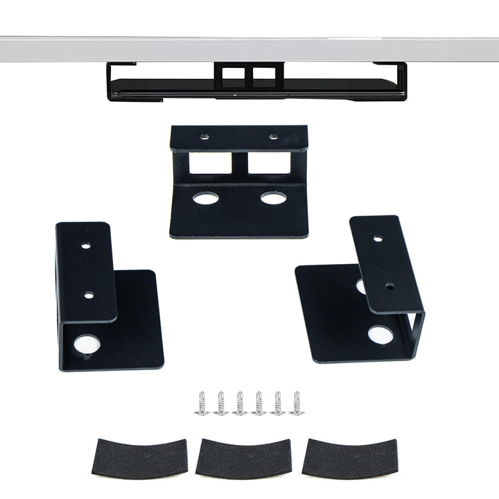 Laptop Untertisch Halterung, Laptop Halterung Unter Schreibtisch, Aluminium Regal Halter mit Schraub