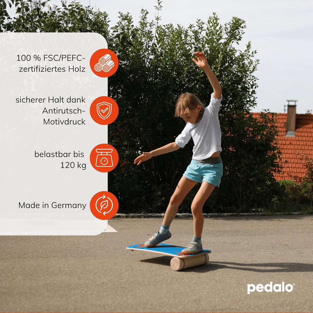 Pedalo Rola-Bola FUN I Gleichgewichtstrainer I Balanceboard I Koordination I Balancierbrett I Fun-Sp