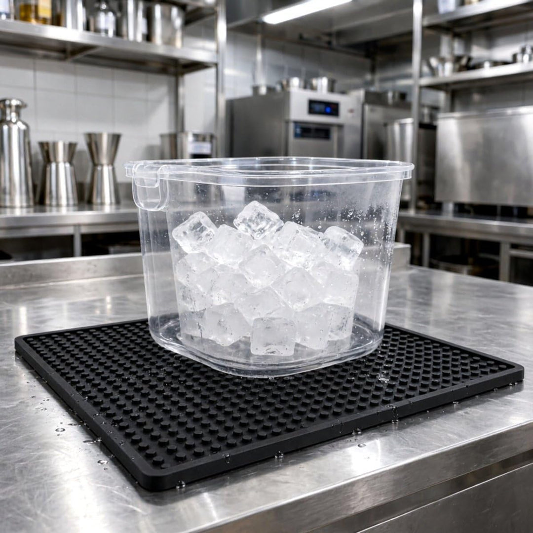 Silikon Eisbehälter Tropfmatte 35, 5x30, 5cm für Arbeitsplatte