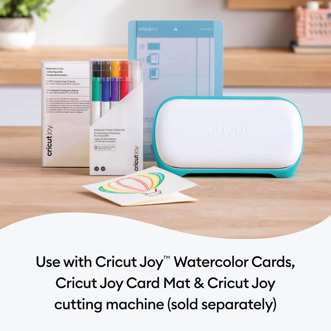 Cricut Watercolor Marker &amp; Brush Set 8 Marker, 1 Wasserpinsel Erstellen Sie ein Aquarell Meisterwerk