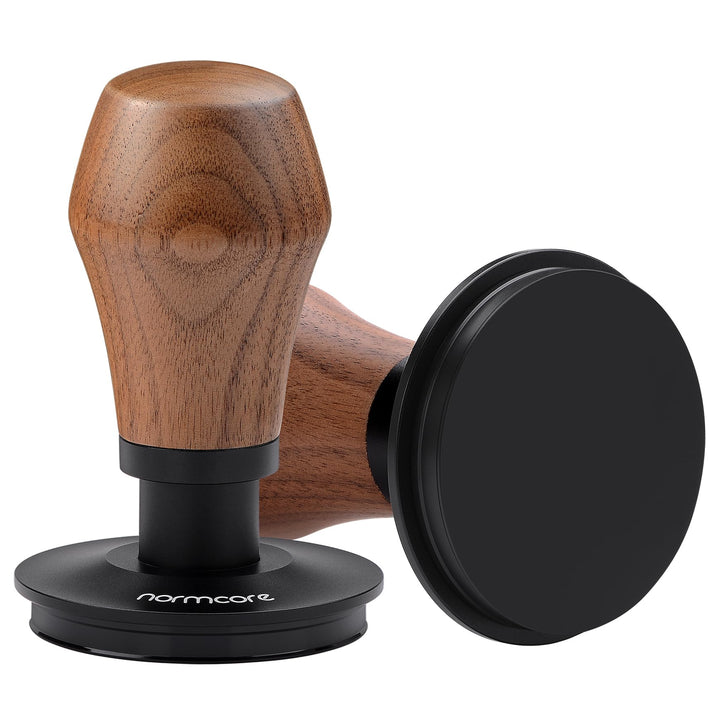 Normcore 58,5 mm Kaffee-Tamper V4.1 mit Klick-Sound-Feedback, federbelasteter Tamper mit Titan-PVD-B