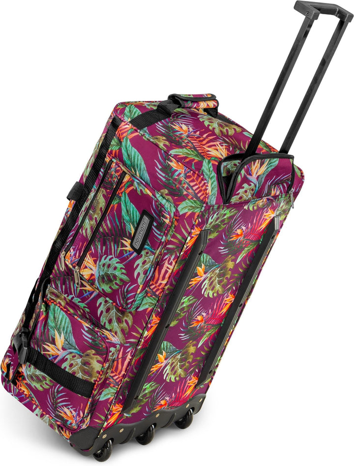 normani Stabile Reisetasche Trolley Big Size XL 80-150 Liter mit 2 Rollen –Robust und wasserabweisen