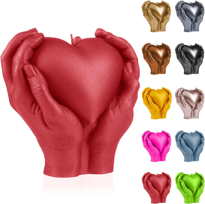 Candellana Herz Kerze Aesthetic 140 x 90 x 150 mm - Kerzen Aesthetic 3D - Candles Aesthetic Hand - D