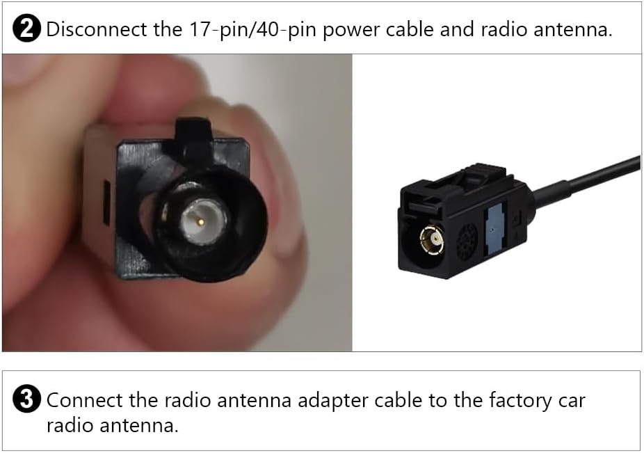 Eonon 5,5 m Verlängerungskabel Autoradio (Q50PRO, Q50SE, E46A12S, E46A12, Q49PRO, Q49SE, E39A12S, E3