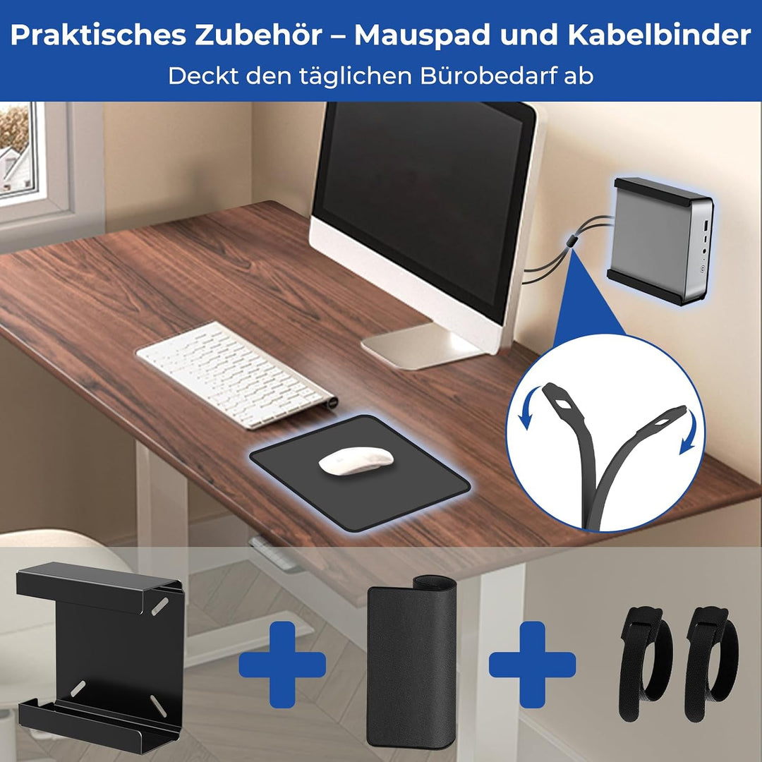 Metall Mini PC Halterung kompatibel mit Beelink SER8, SER6, SER9 | für Beelink SER9 Pro, EQi12, EQR6