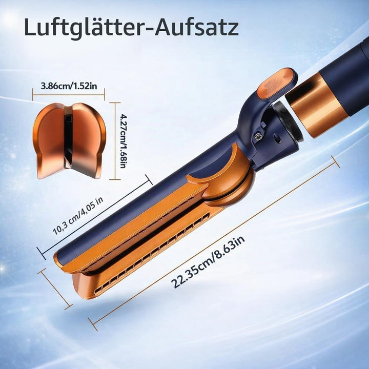 Haarglätteraufsatz Luftstromaufsatz ohne Heizplatten für Airwrap HS01 HS05 HS08 Haarglätteraufsatz f