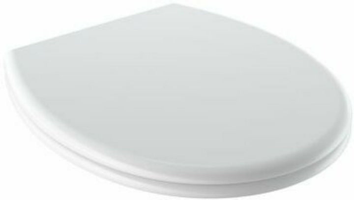 Geberit WC Sitz Bambini (für Kinder, Deckel überlappend, Befestigung von oben, Farbe weiss, Duroplas