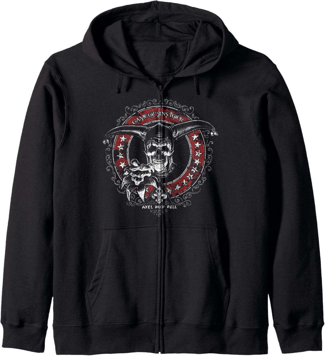 Axel Rudi Pell Game Of Sins Tour T-Shirt Kapuzenjacke