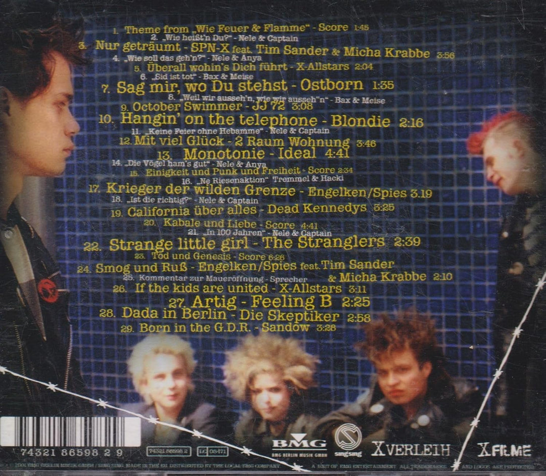 Wie Feuer und Flamme (Pissed and proud), Audio-CD