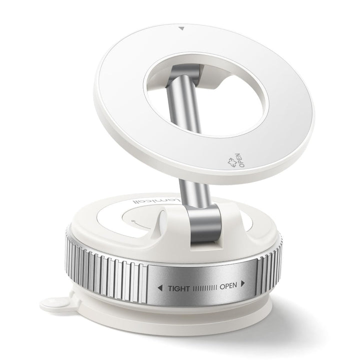 Lamicall Magnetische Handyhalterung Auto für Magsafe Autohalterung - [Vakuum Saugnapf & 24X Magnet]