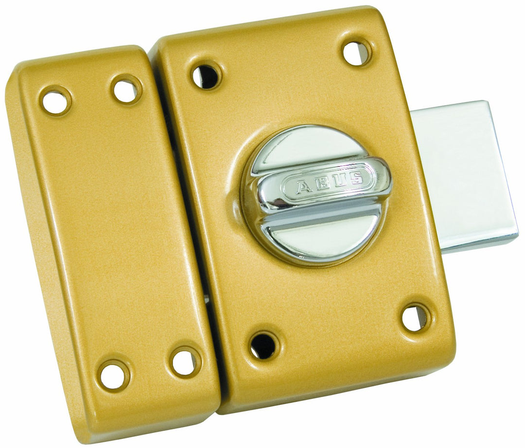 ABUS CLK CB30 B C Schloss mit Zylinder und Knopf, Durchmesser 30 mm, bronzefarben, 30 mm